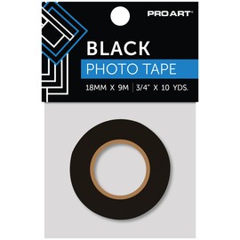 PRO ART Photo Tape, 3/4-inch x 10-Yard Roll, Black