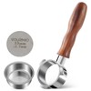 VOURMIO 54mm Bottomless Portafilter - Breville Compatible Naked Portafilter, Rosewood