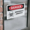 Anhydrous Ammonia OSHA Danger Vinyl Decal Label 7 Inch x