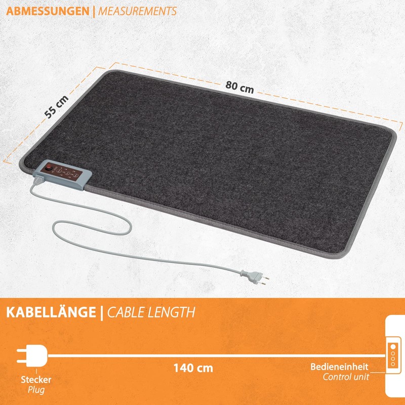 Warm Feet Heating Mat 55 x 80 cm 110 Watt