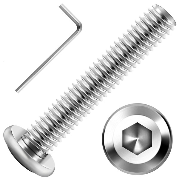 Valorada 20Pcs M5 Bolts, M5 x 35mm Flat Head Hex
