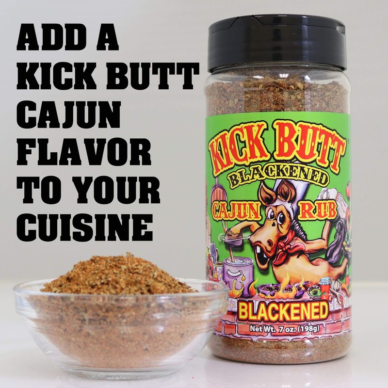 Kick Butt Gourmet Cajun Seasoning Spice Shaker - Spicy Cajun