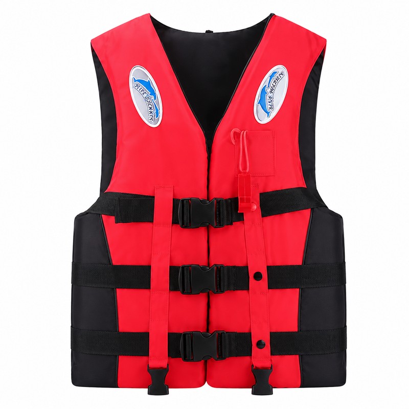 Adjustable Life Vest for Water Activities – Polyester Buoyancy Aid