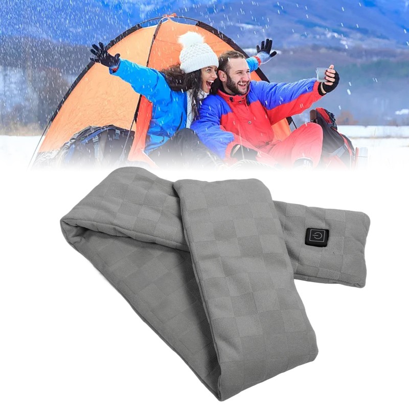 Heated Scarf Soft Washable Electric Heating Scarf USB Powered 3