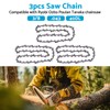 3PCS 3/8 .043 40DL Chainsaw Chains 10" Replacement Suitable for