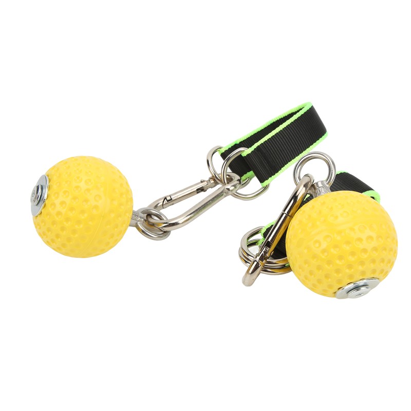 Climbing Pull Up Hand Grips Ball Set with Webbing Buckle