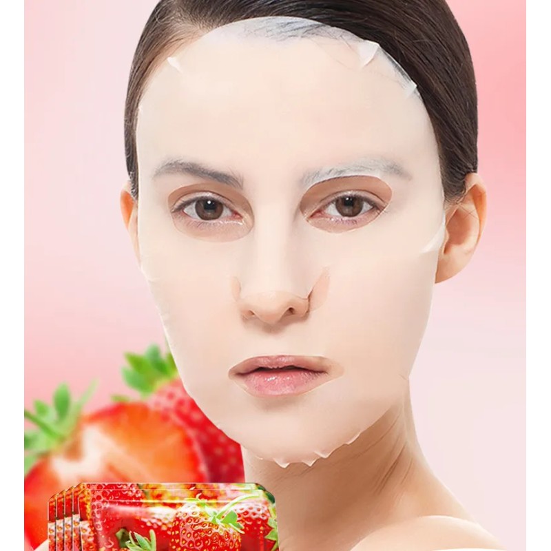 🔥 10pz mascarilla hidratante veg frutal para toda piel Vitaminas