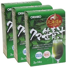 Orihiro Bear Sasa Green Juice [Set of 3 Boxes]