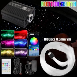 1000pcs Home Car Headliner Star Light kit Roof Twinkle Ceiling Light Fiber Optic