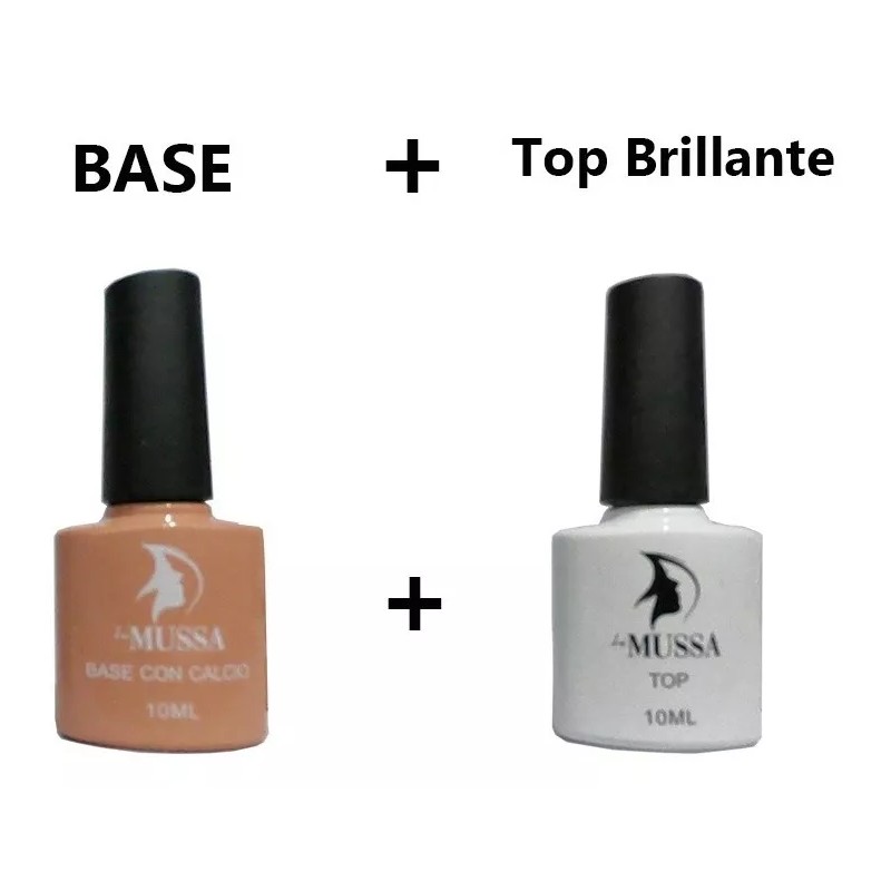 Mussa Kit Base Calcio + Top De 10ml Marca Mussa