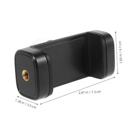 SHOWERORO Tripod Phone Mount Clip Sturdy Smartphone Holder for Vlogging Live Streaming Photography Portable Lightweight Design for Effortless Setup Enhanced Flexibility