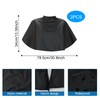 Tibapla 2Pcs Short Makeup Capes, Waterproof Nylon Barber Cape, Hair