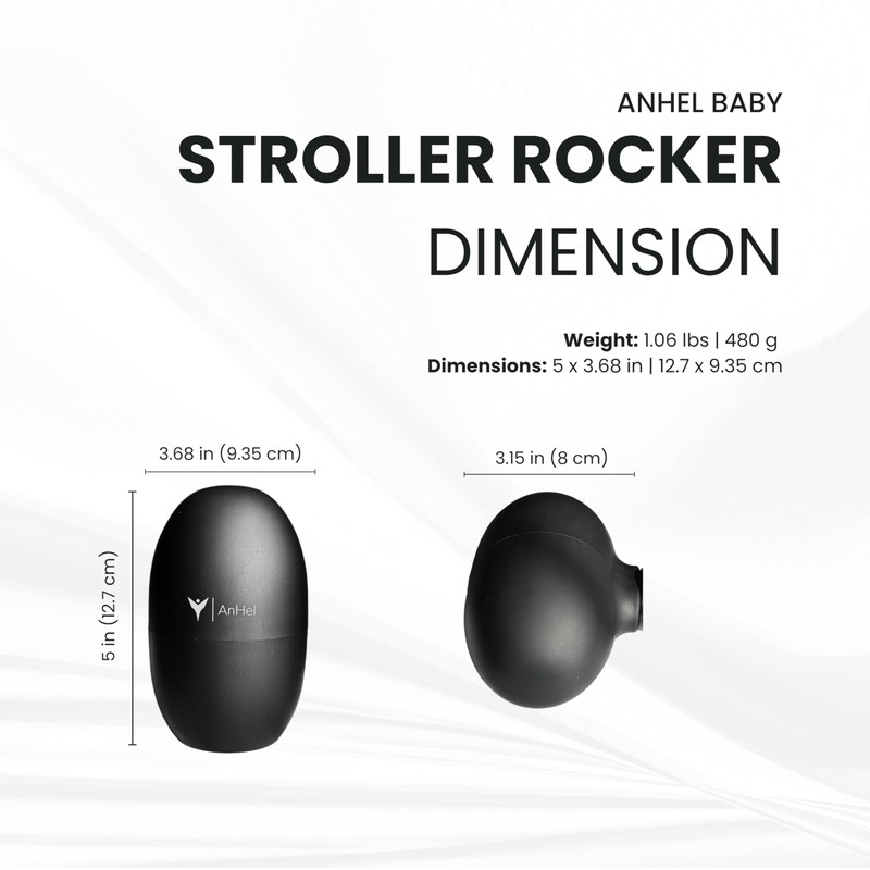 Rechargeable Stroller Pram Rocker, Portable Weatherproof Baby Sleep Device, Fits