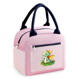 BJDAMAI Dragon Bento Bag, Thermal Insulated Cooler Lunch Bento Tote Bag, Gifts For Teens Girls Kids Women, Work Travel Office Camping Picnic Beach Lunch Essentials!