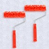 Reallnaive 2 Pcs 7'' Texture Roller Pattern Paint Roller for