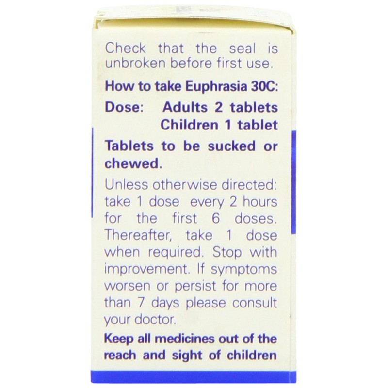 Weleda Euphrasia 30C, Pack of 125 Tablets