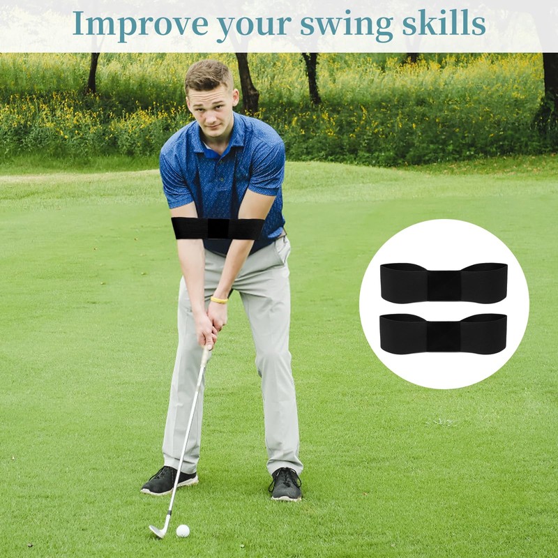 TMZELOA Golf Swing Training Aid Pack of 2 Golf Swing