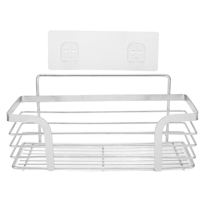 Hair Dryer Holder Stainless Steel Wall Mounted Bathroom Storage Rack
