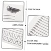 Ipetboom Women Eyelash Tray Display Board Acrylic Lash Extension Tool
