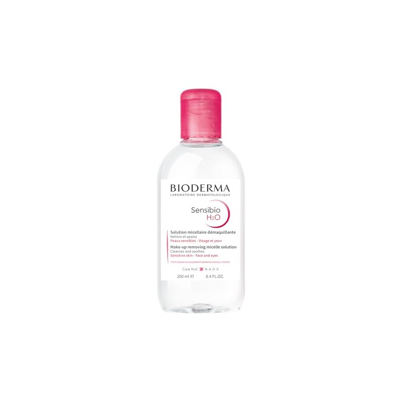 BIODERMA, Agua Micelar, Sensibio H2O, Desmaquillante para Piel Sensible, Calma