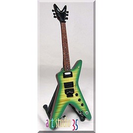 DIMEBAG DARRELL Miniature Guitar GREEN