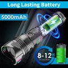 unumac Super Bright LED Flashlight Rechargeable Tactical 30W LED Work