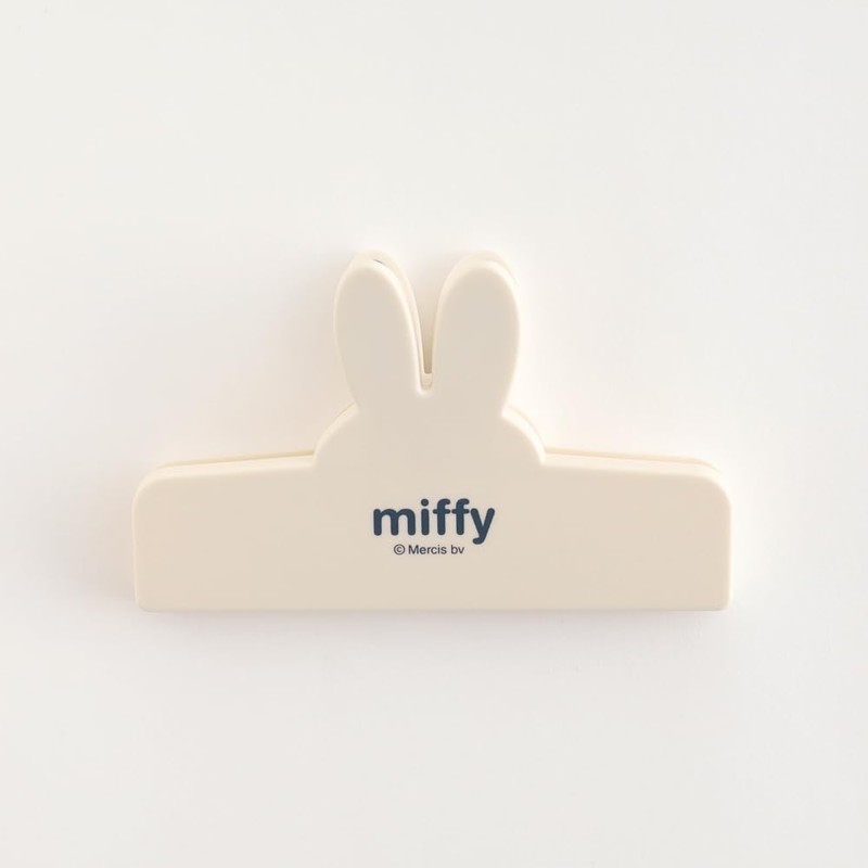 Green Flash Miffy Face Clip, Beige BM-378