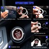 OUZORP Car Cup Coasters Blue 2 Pack with Push Start