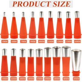 32 Pcs Caulking Finisher Kit Include 18 Pcs Caulking Nozzle Tips 10 Pcs Caulking Guns Connection Bases and 4 Pcs Grout Scraper Caulking Tool Kit for Bathroom Kitchen Doors Windows Sink Joint