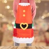 SHATCHI Christmas Apron Santa Costume 70x85cm – Holiday Kitchen Chef