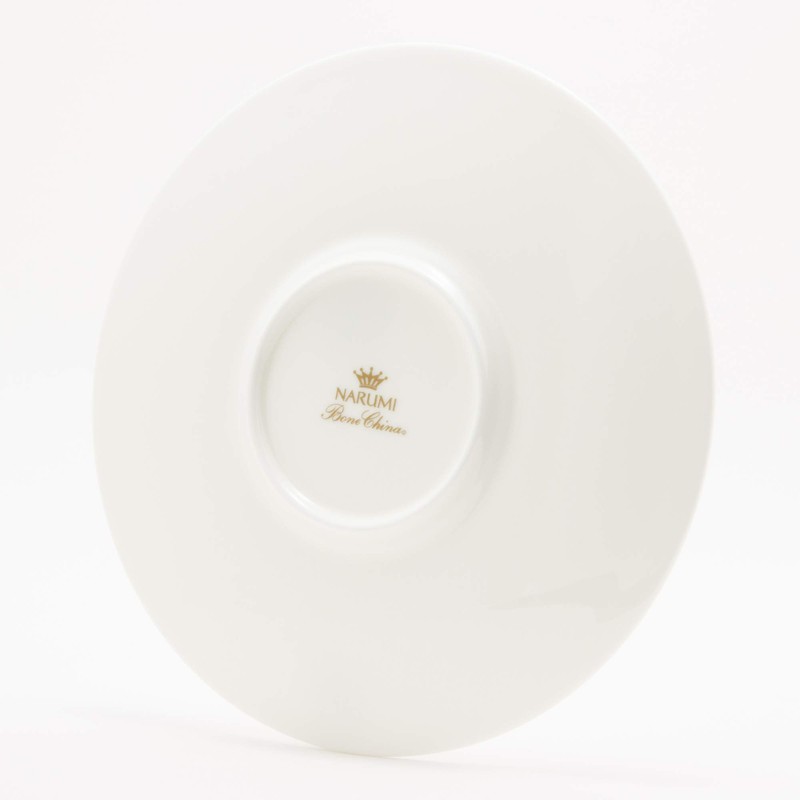 Narumi 50763-5563 Aria Cup Saucer, White, 6.7 inches (17 cm),
