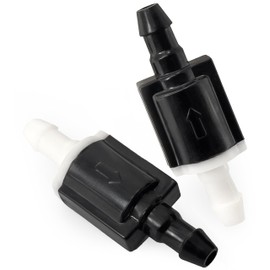 Universal 2pcs Check Valves front windshield washer nozzles for Toyota, Lexus, Nissan and other brands – Windshield wiper jet check valves replacement accessories & repair kit by Click&Fit