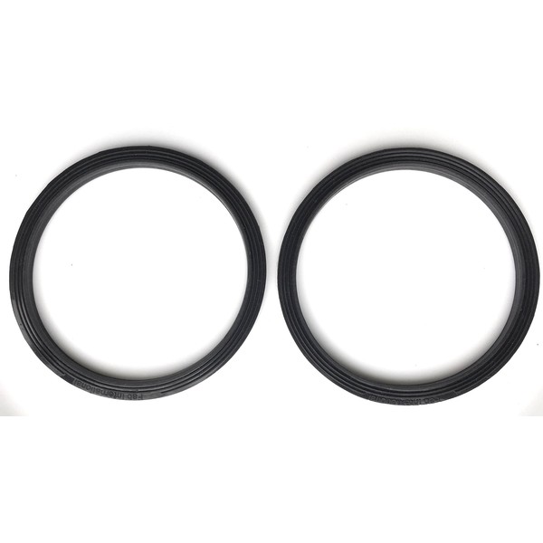 Fab International 2 Pack Replacement Gasket Compatible with Nutri Bullet Rx Blender for (1700 W) 4" Inch diameter Black (After Market Part)