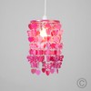 MiniSun | Pink Hearts and Butterflies Ceiling Light Shade |