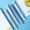 Fiction Erasable Pens Black Blue Gel Rollerball Pen Refill Set