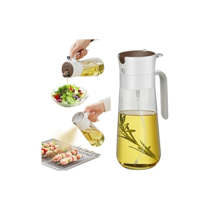 Esodee Kitchen Appliances 2-in-1 Oil Sprayer/Dispensers Bottle (550ML)