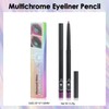 Erinde Gold Eyeliner Pen Chameleon, Metallic Glitter Colourful Eyeliner Stick,