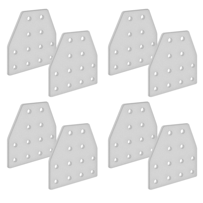 IMETRX 8pcs 2040 T Corner Bracket Joining Plate T Slotted
