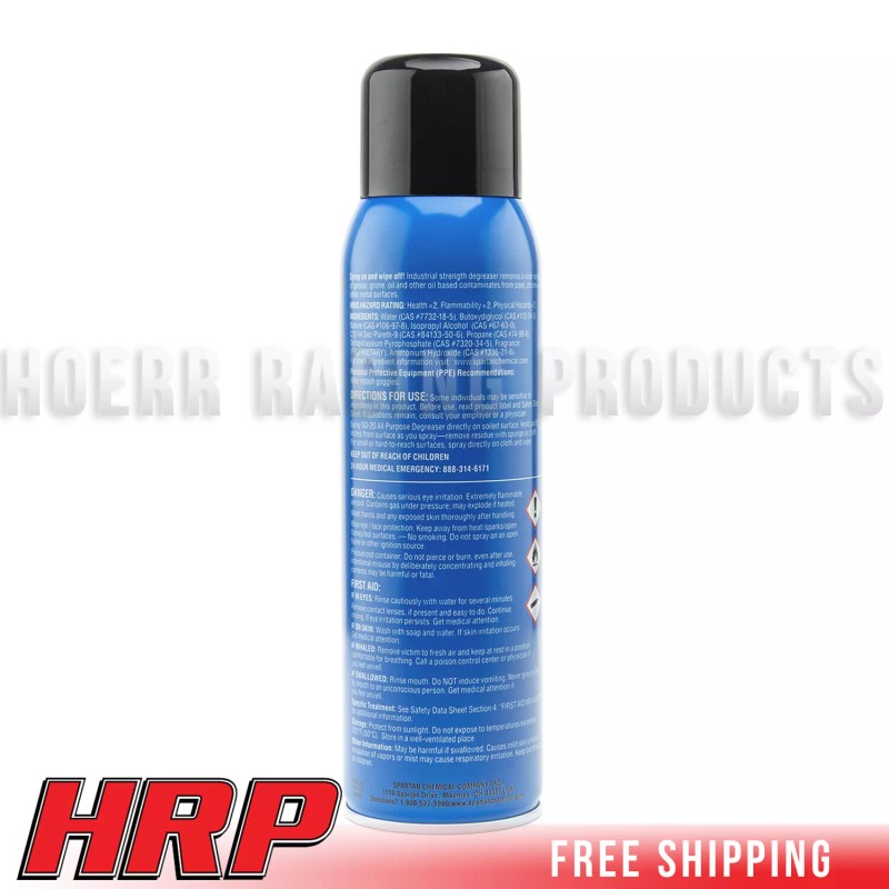 Spartan SD-20 Multipurpose Degreaser Pack of 6 18 oz Cans