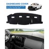 FIILINES Dash Cover for 2006-2009 Dodge Ram 2500 3500/2006-2008 Dodge