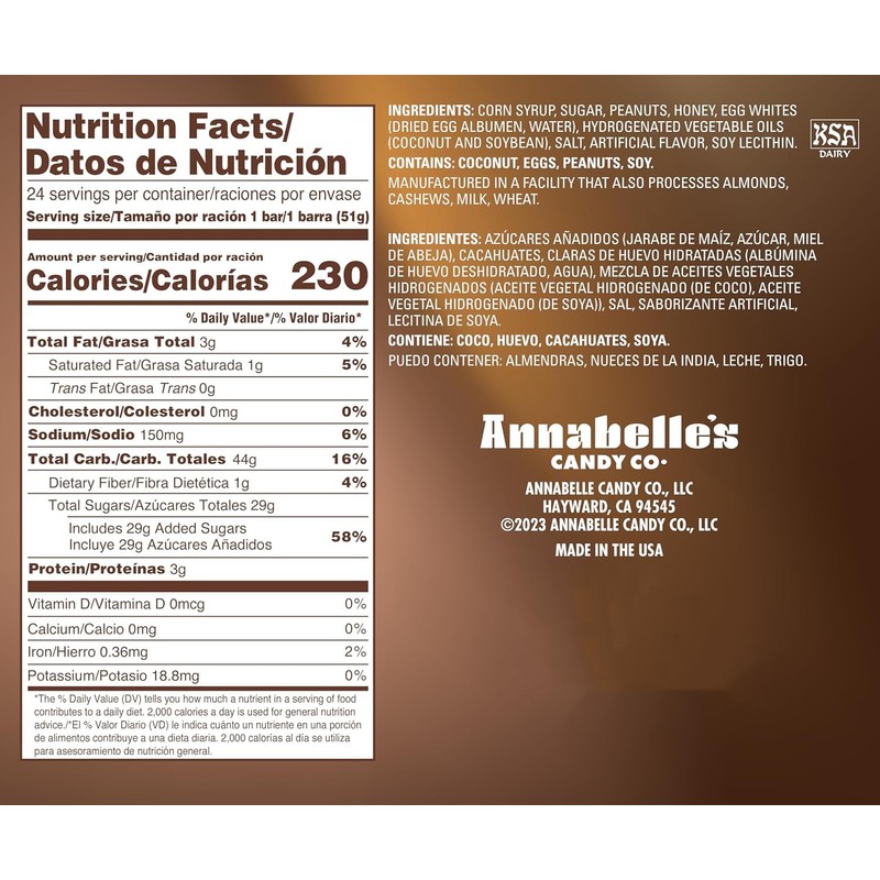 Big Hunk Nougat Candy Bars – 1.8 oz Each, (Pack