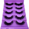 HBZGTLAD Cat eye Eyelashes 3D Natural False Lashes D Curl