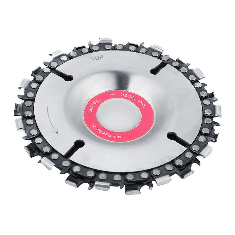 4 Inch Grinder Chain Disc 22 Tooth Wood Carving Wheel
