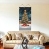 AHANDMAKER 2 Tapestries With Christmas Theme. Christmas Tree Long Vertical
