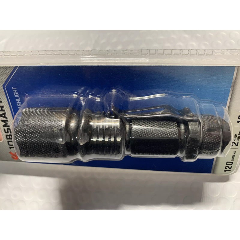 Jobsmart LED Aluminum Flashlight 120 Lumens 2 Hr Run Time