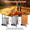 Meyoppm Metal Trash Bag Holder, 50-55 Gallon Adjustable Leaf Bag
