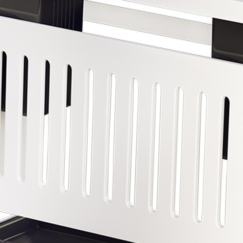 Kitchen Knives Chopstick Rack with Draining Tray Wall Mounted Multifunctional