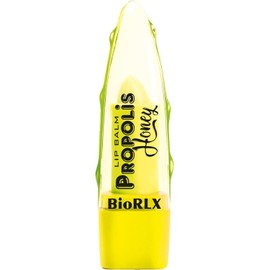 BioRLX Propolis and Honey Lip Balm - Natural Color-Free Moisturizing Lip Care for Soft and Hydrated Lips (Propolis & Honey, 0.12 Ounce (Pack of 1))