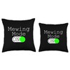 Mewing Mode On - Funny Mew Meme Throw Pillow