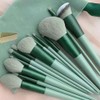 Professional Elli beauty Makeup Brush Set with Green Case, cosmetic